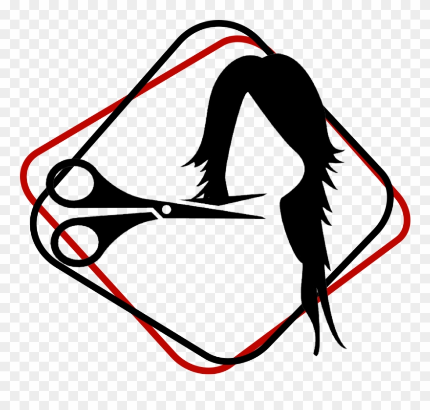 Peluquería Para Ella Y Él - Hair Cut Logo Clipart