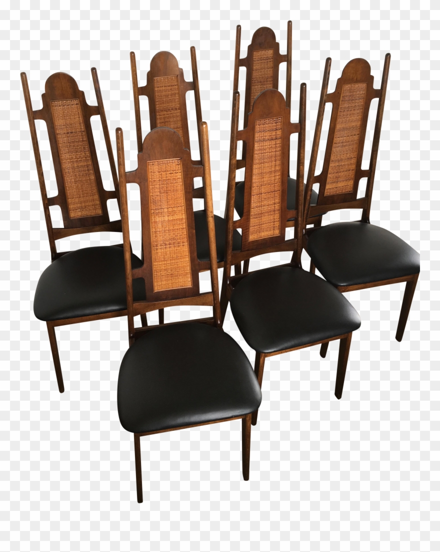 Mid Century High Back Dining Set Of - Chair Clipart