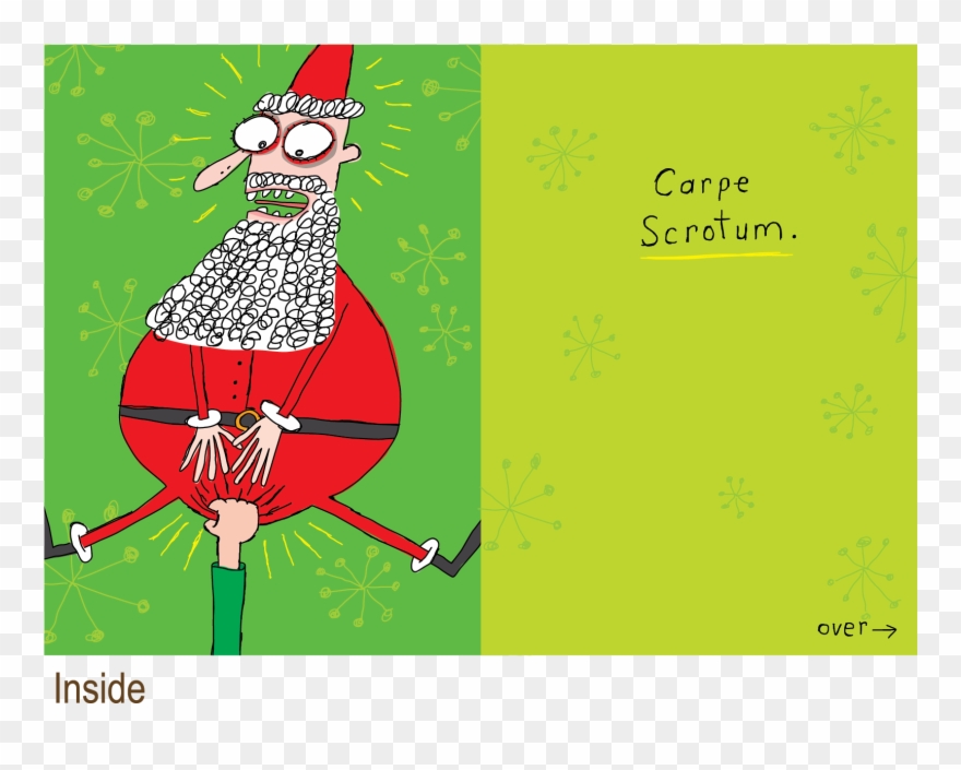 592 Carpe Scrotum - Illustration Clipart