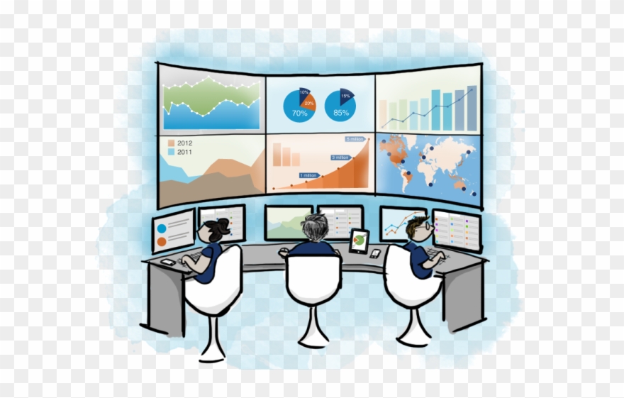 Software Development Clipart Command Centre - Command And Control Center Icon - Png Download