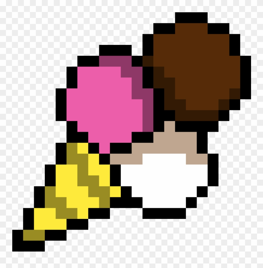 I Scream You Scream We All Scream For Icecream By Marmite127 - Нарисовать По Клеточкам Мороженое Clipart