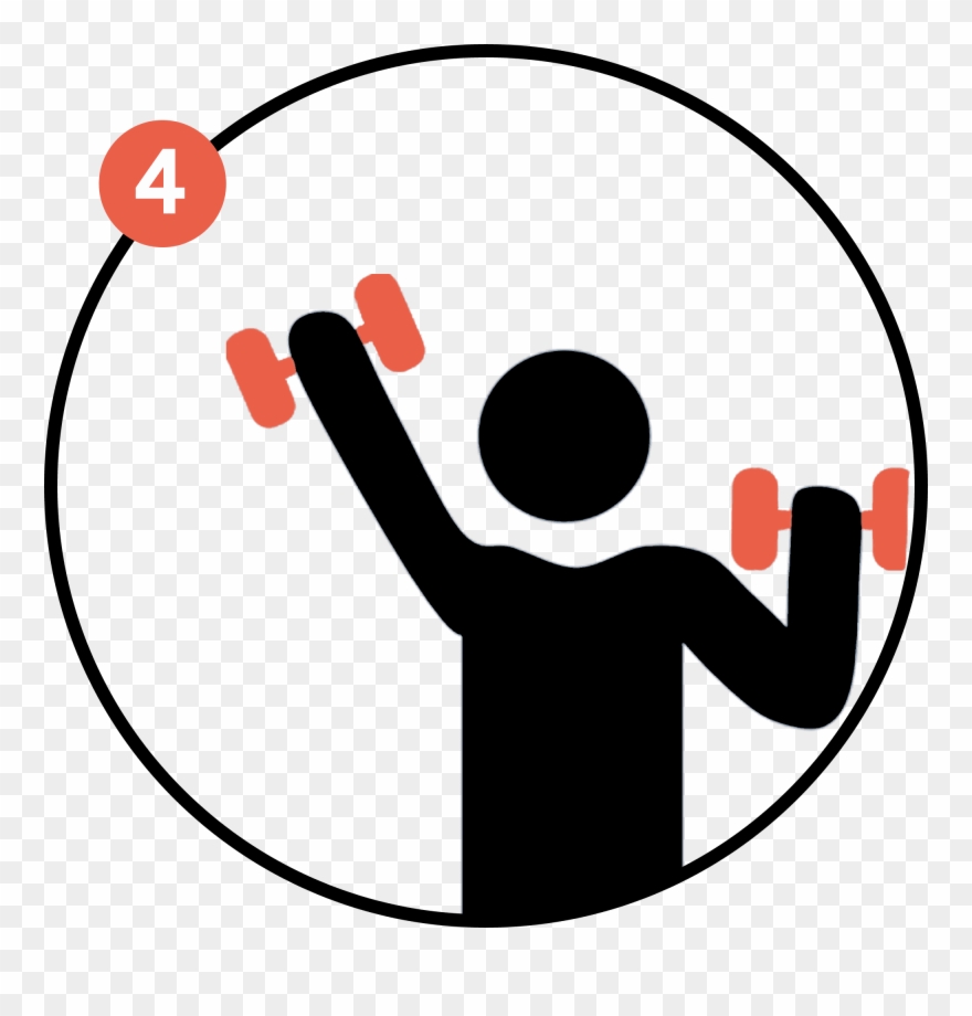 Go Workout - No Exercise Black And White Clipart - Png Download