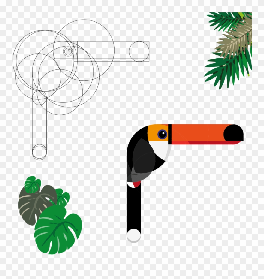 Tucan1-08 Clipart