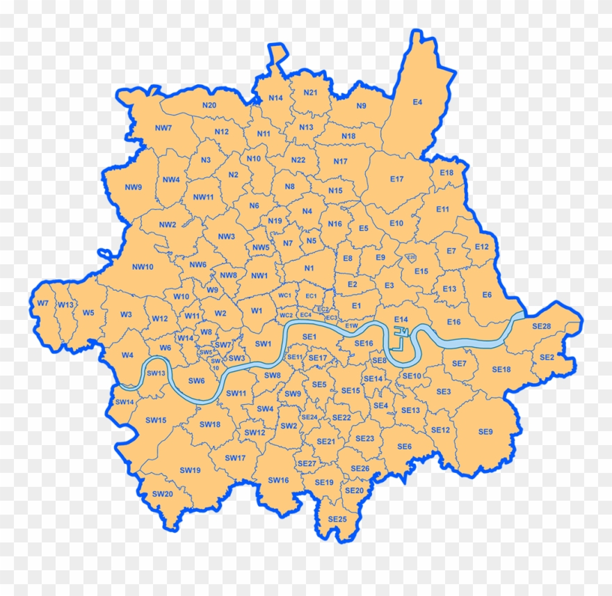 Areas We Cover Handyman London Professional Services - Map Clipart