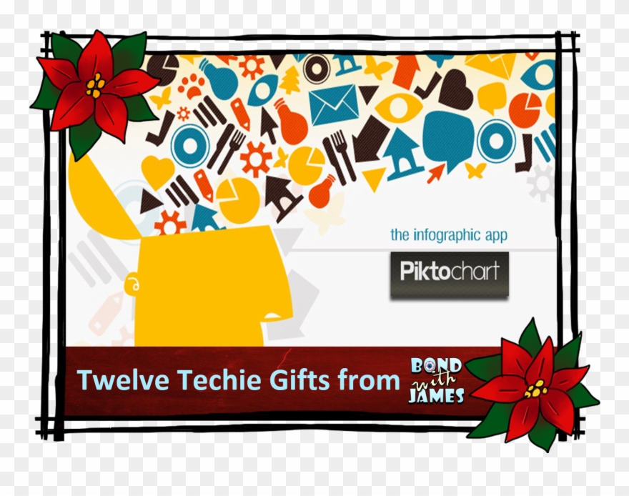 Twelve Techie Gifts - Infographic Maker App Clipart