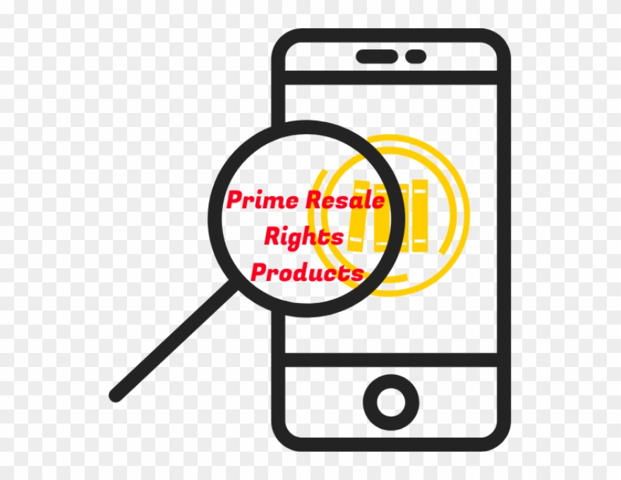 Prime Resale Rights Products - Smartphone Clipart