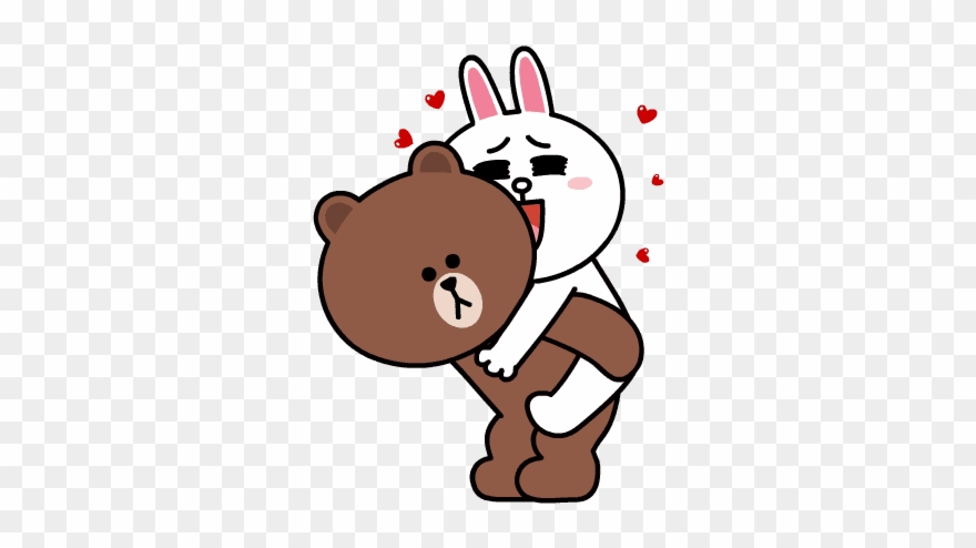 100 Percent Free Online Dating Services - Brown And Cony Love Stickers Clipart
