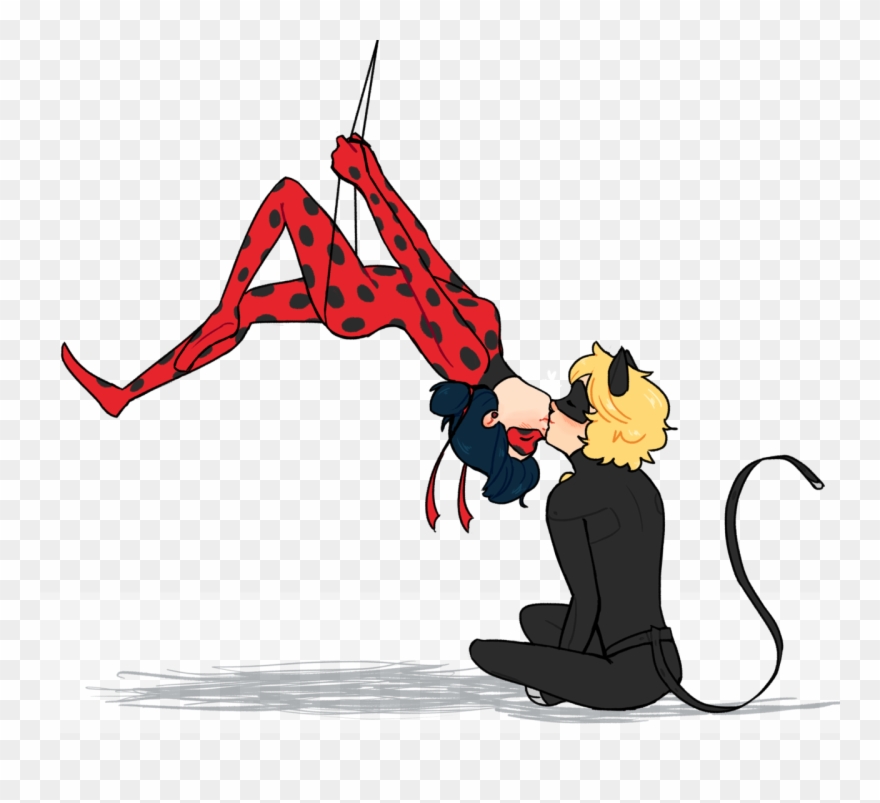“ladynoir Kiss ” - Cartoon Clipart