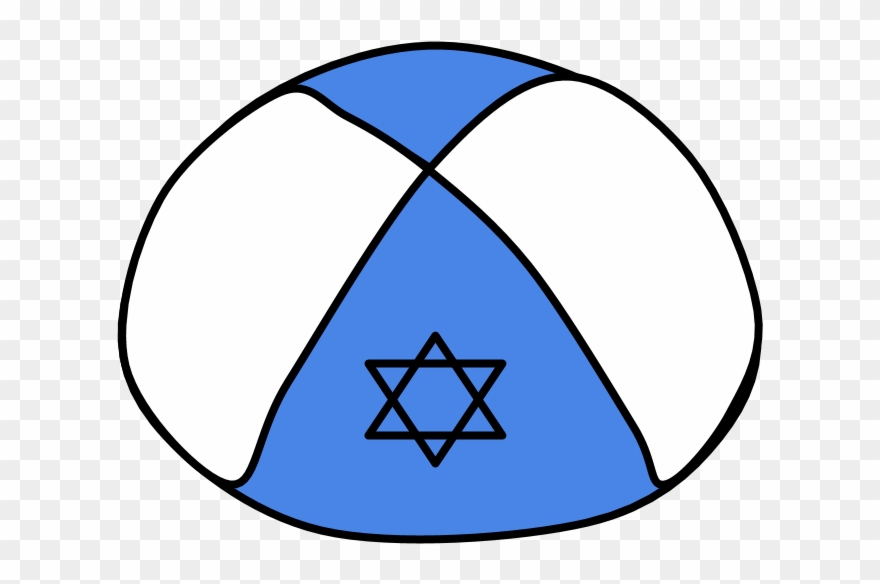 Yarmulke, Light Blue - Circle Clipart