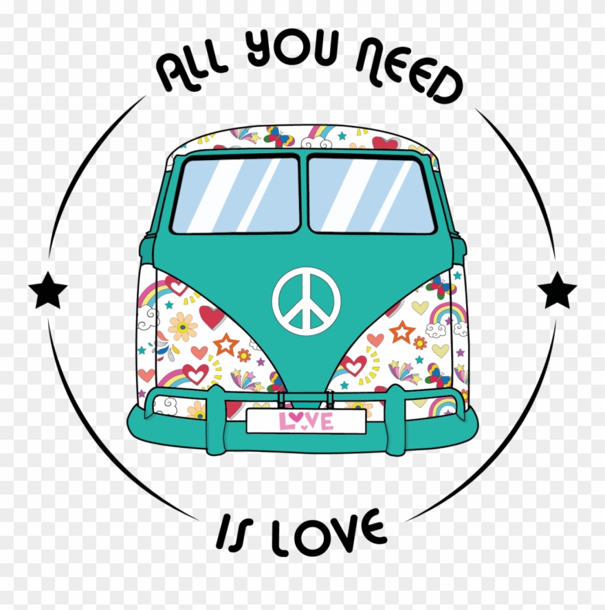 Drapeau Peace And Love Clipart