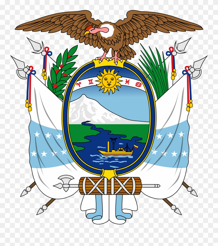 Open - Escudo La Bandera De Ecuador Clipart