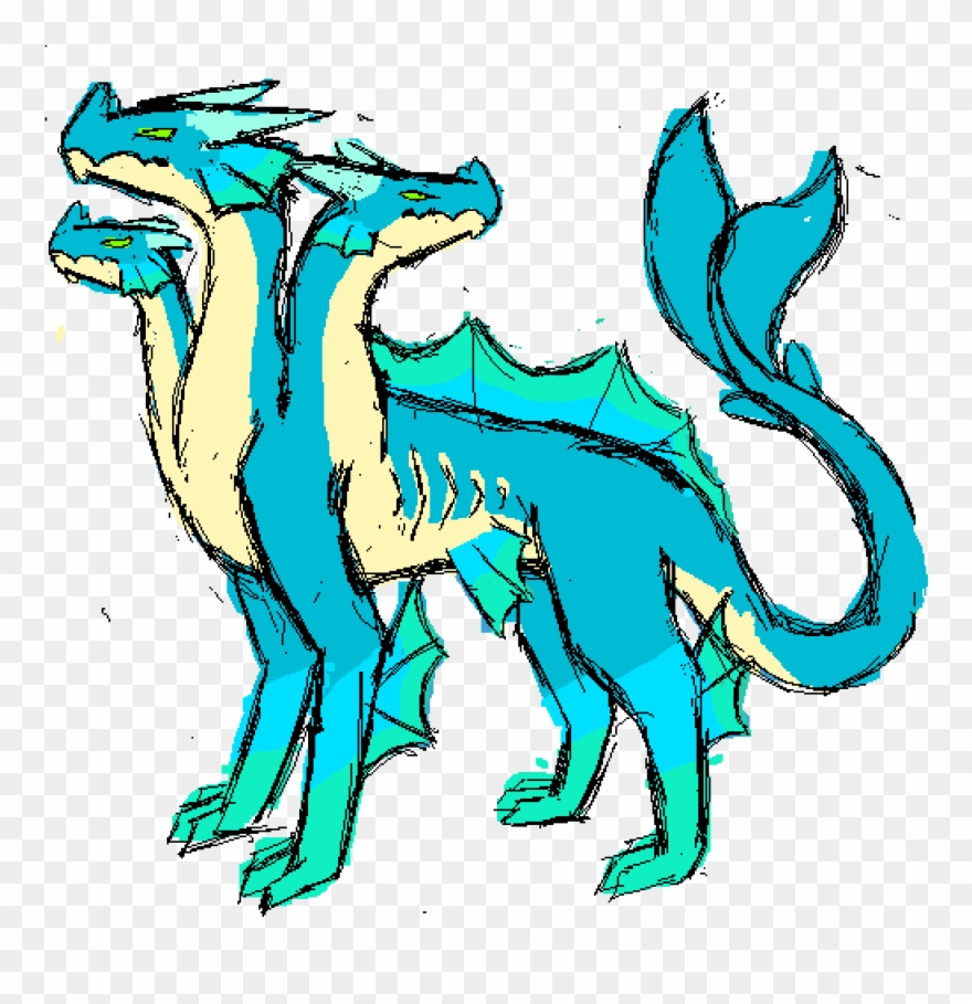 Water Hydra Thingo - Illustration Clipart