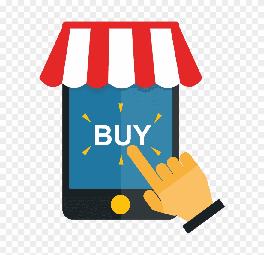 How To Buy A Domain Name - Online Shop Clipart - Png Download