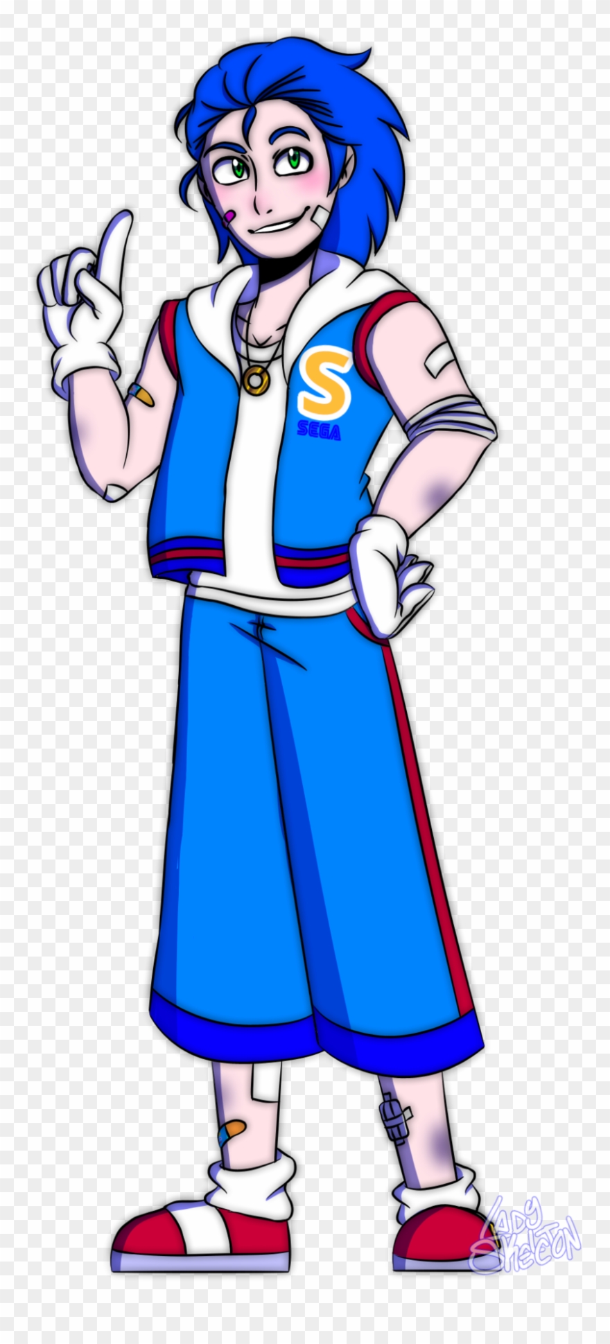 The Name Is Sonic - Cartoon Clipart