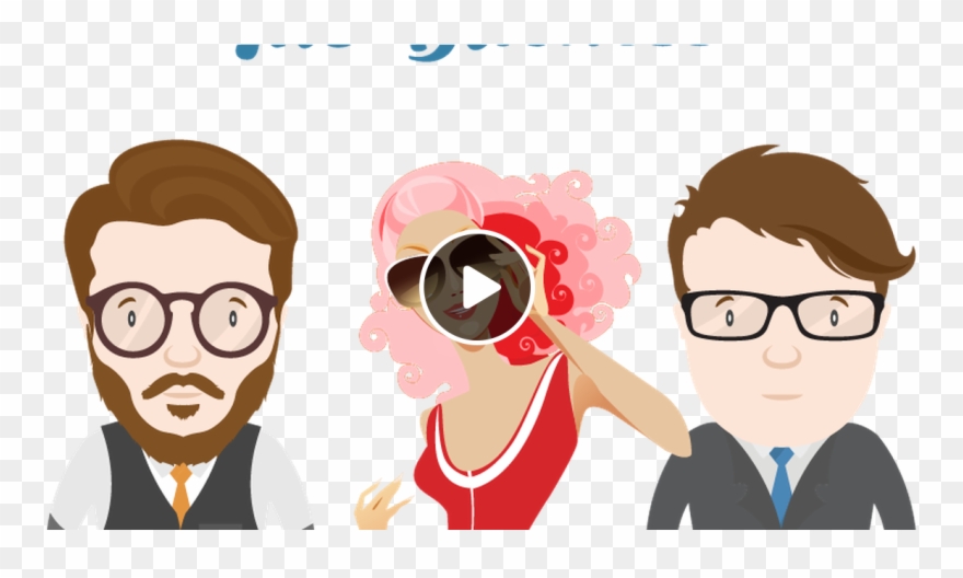 2 Dudes And The Duchess - Cartoon Clipart