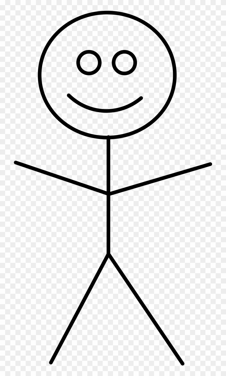 Clipart Of Figure, Stick And Person And - Stick Figure - Png Download