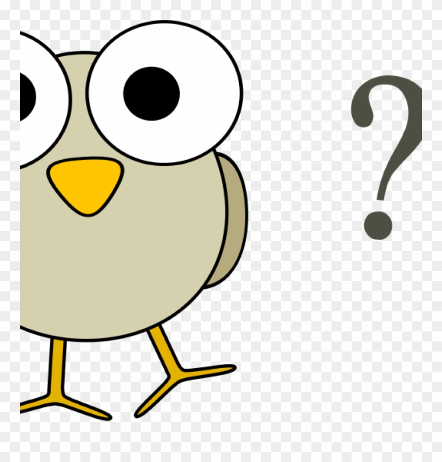 Free Clip Art Question Mark Free Clipart Grey Bird - Imagenes Tipo Clip Art - Png Download
