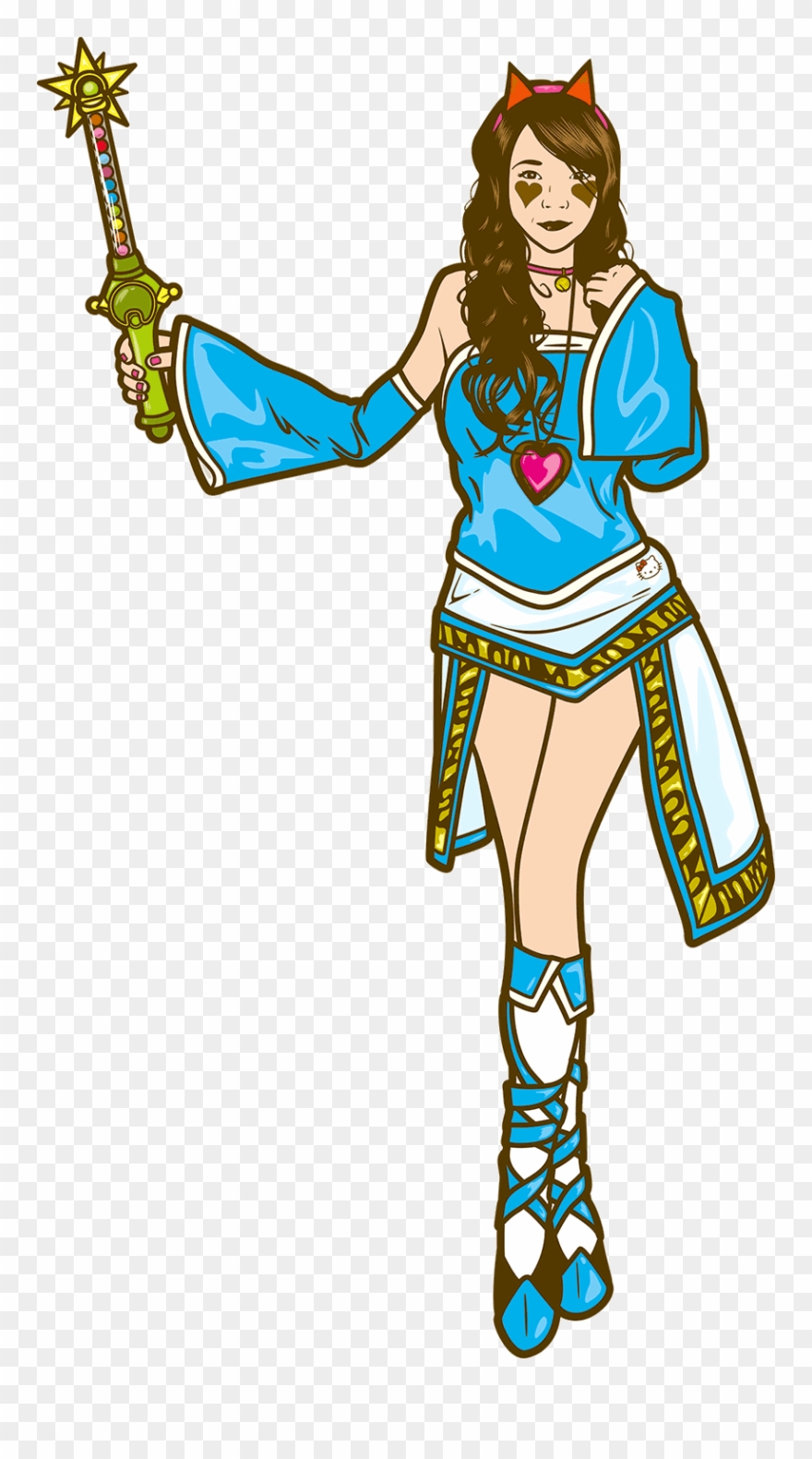 Character Illustration Aniota - Cartoon Clipart