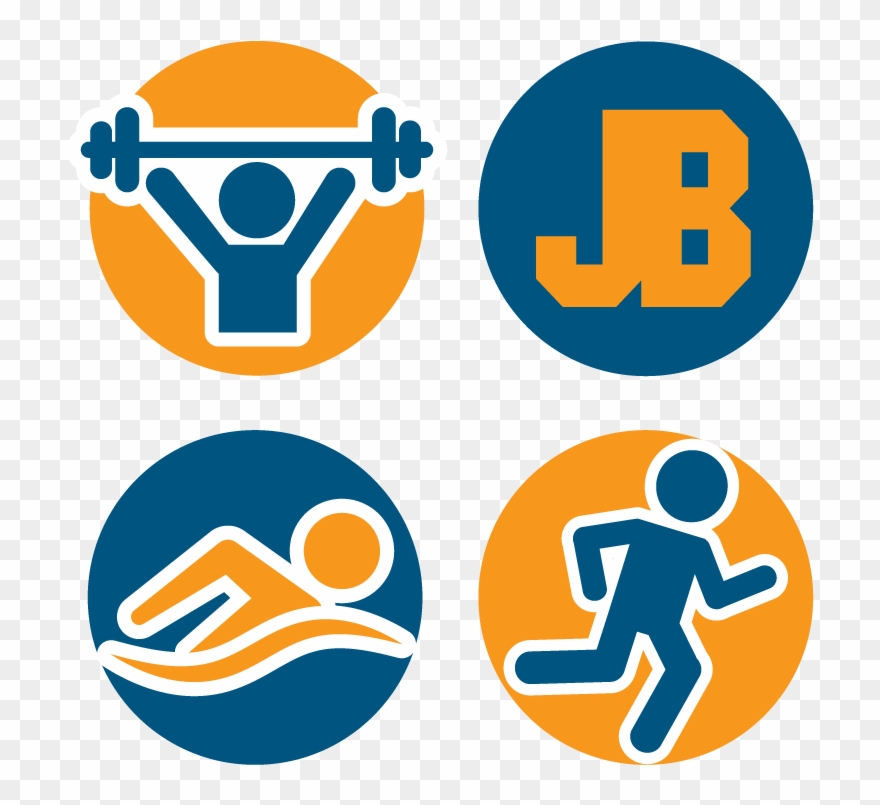 Logo Design By Michael7897 For Jb Fitness And Swimming - Allfit Clipart