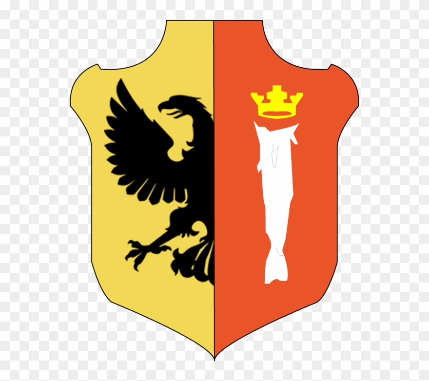 Hanseatic Weapon Shield For Bergen - Double Headed Eagle Png Clipart