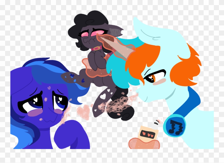 Nootaz, Blushing, Changeling, Changeling Oc, Collar, - Cartoon Clipart