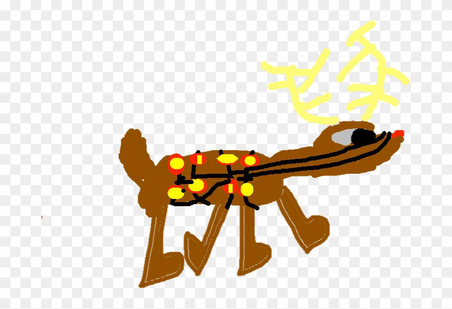 Drawing - Reindeer - Cartoon Clipart