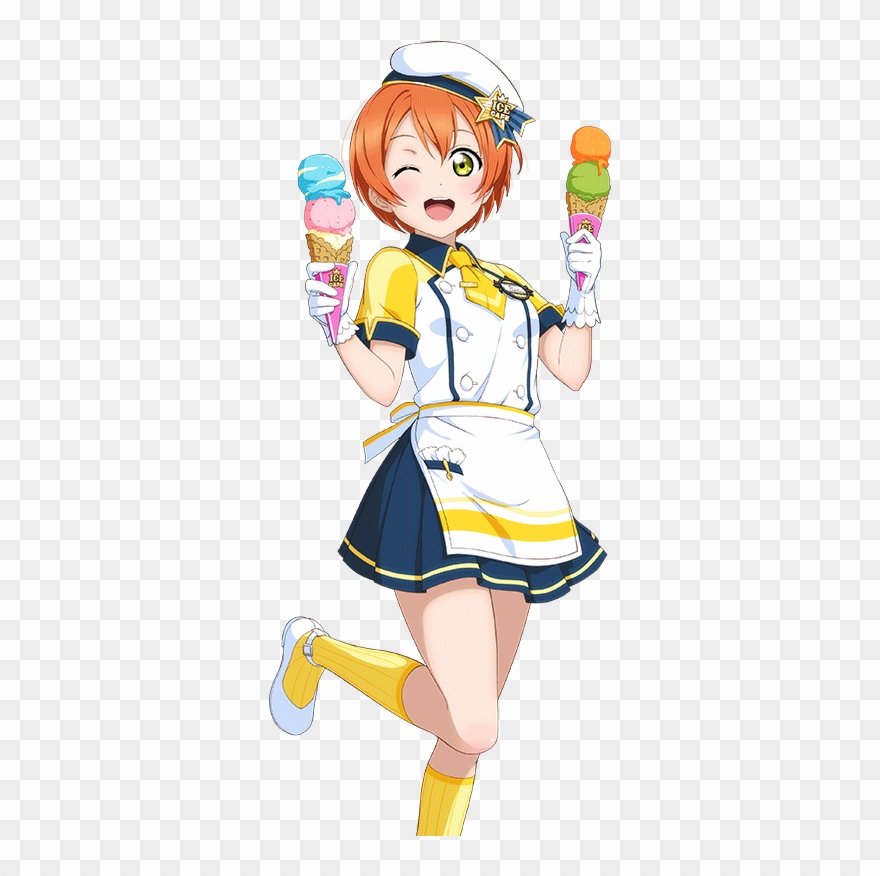 Not Idolized - Love Live Ice Cream Set Clipart