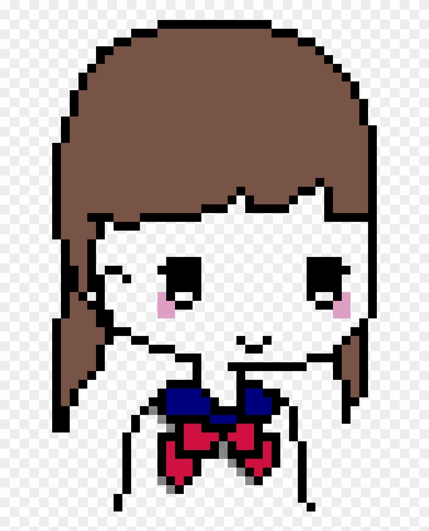 Yandere Cmo - Minecraft Derp Pixel Art Clipart
