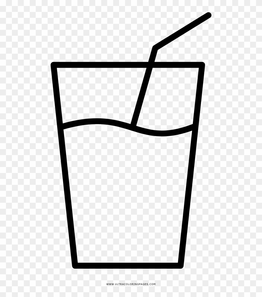 Juice Coloring Page Clipart