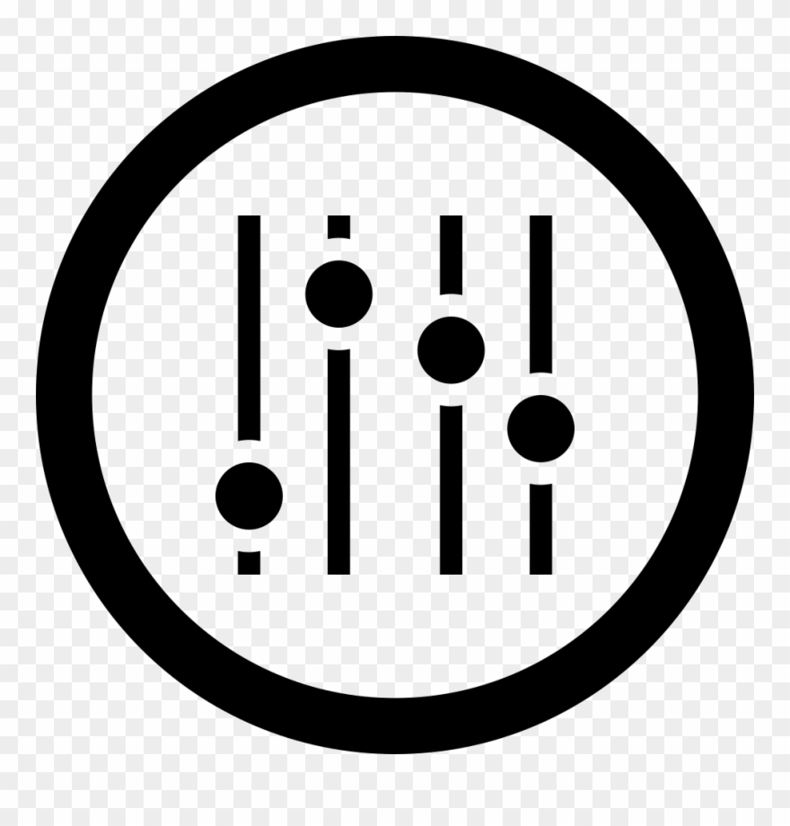 Sliders Vertical Comments - Marketing Symbol Clipart