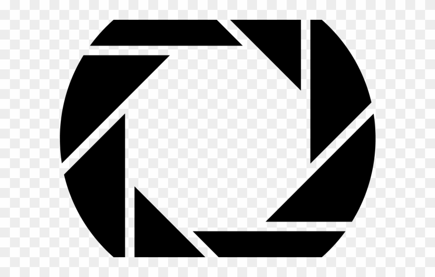 Camera Lens Clipart Circle - Aperture Science Logo - Png Download