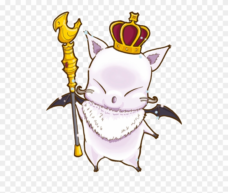 Topshelf - Final Fantasy Moogle King Clipart