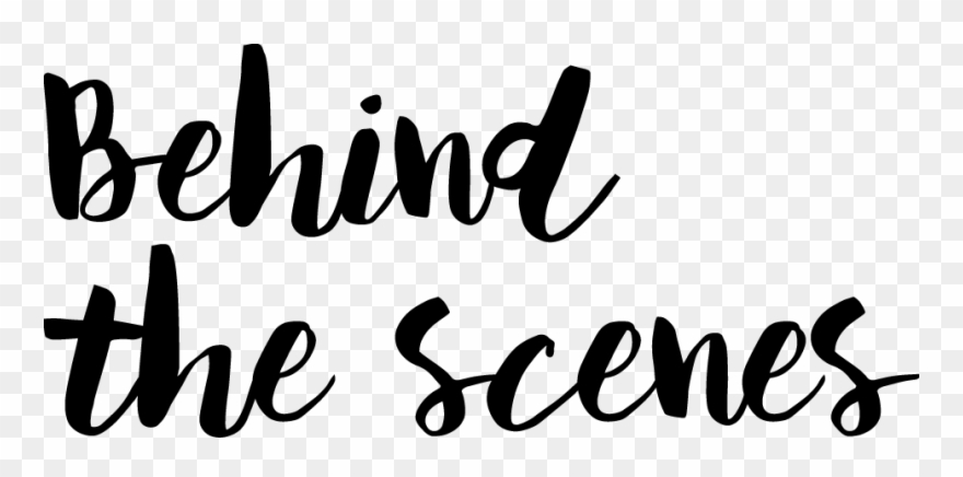 Behind The Scenes Of Gordy Is A Dj - Behind The Scenes Logo Png Clipart