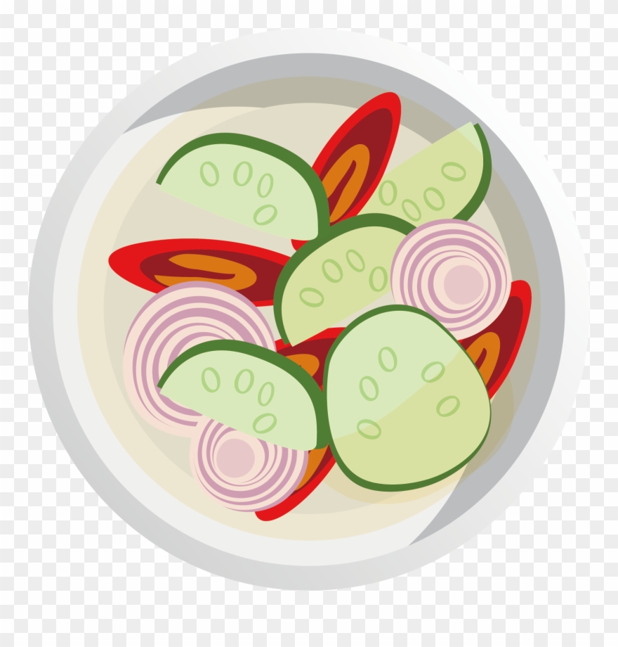 Vietnamese Cuisine Cucumber Vegetable Clip Art - Circle - Png Download