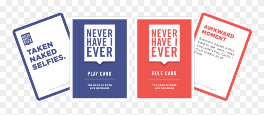 Brentwood Partners With Idea Never Implemented To License - Never Have I Ever Card Game Clipart