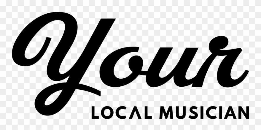 Your Local Musician - Calligraphy Clipart