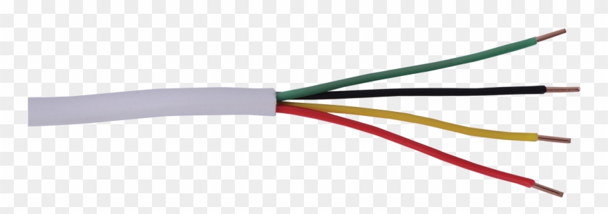 Hometrax Economy 22 Awg 4 Solid Conductor Security - Wire Clipart