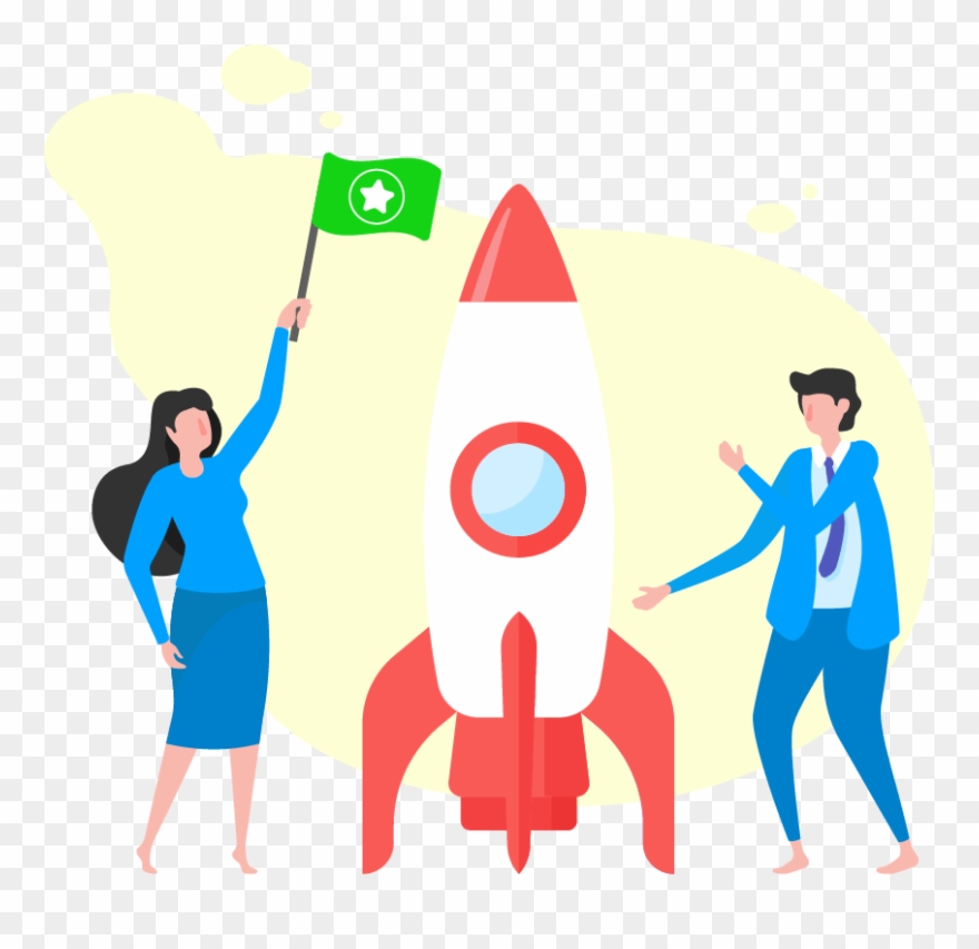 Launch Your Startup With Expert Assistance - Business Clipart