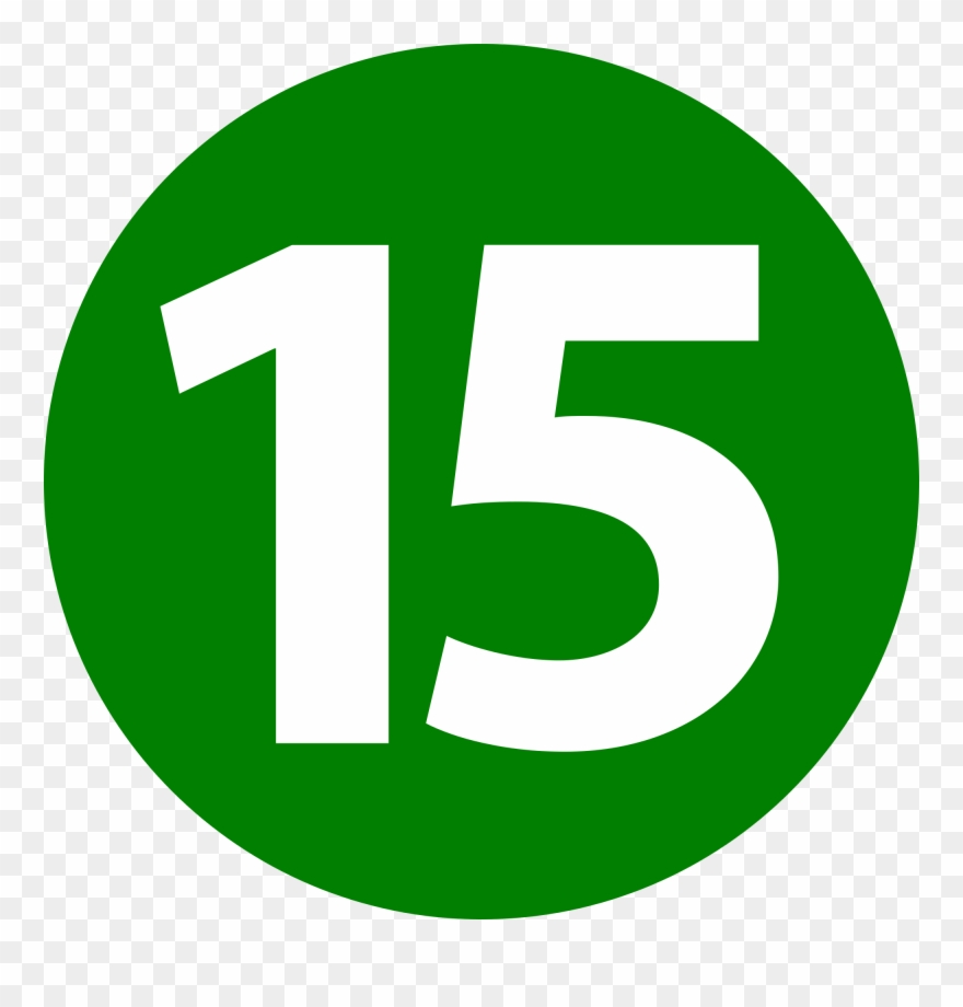 Yükle - Number 15 Icon Clipart