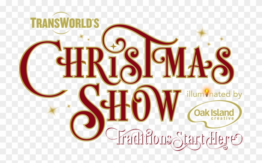 Transworld's Christmas Show - Calligraphy Clipart