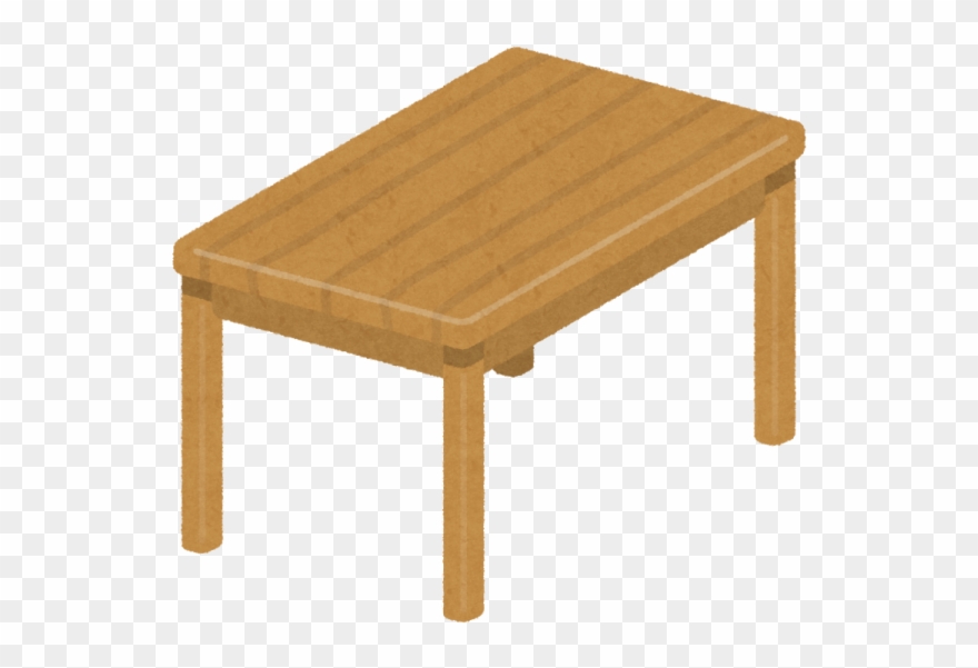 テーブルなどにおいて作業する - Mesa Rustica Com 2 Gavetas Clipart