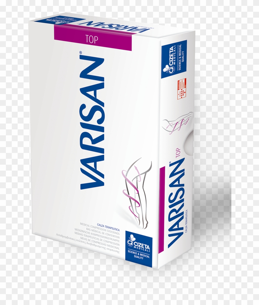 Varisan Top Κάλτσα Κάτω Γόνατος Για Φλεβικά Έλκη Class - Box Clipart