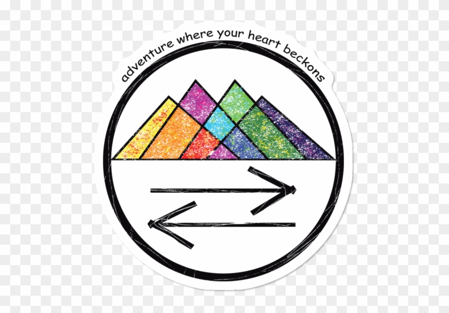 Adventure Where Your Heart Beckons - Triangle Clipart