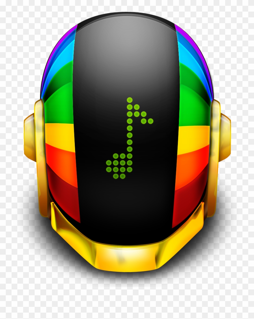 Daft Punk Smiley Helmet Clipart