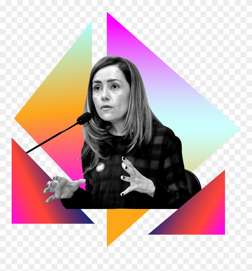 Photo Illustration Of Debora Diniz In Black And White - Poster Clipart