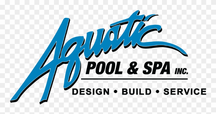 Aquatic Pool & Spa Service - Calligraphy Clipart