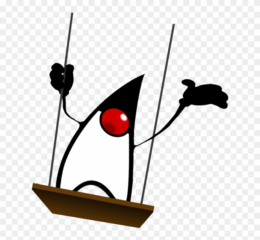 Duke Auf Schaukel - Java Duke Clipart