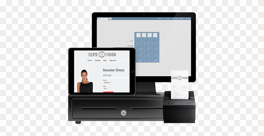 Pret-a Pos Compatible Hardware - Entertainment Center Clipart