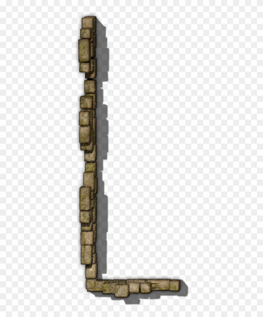 145315 Qejr Crumbling Wall 1 - Wood Clipart
