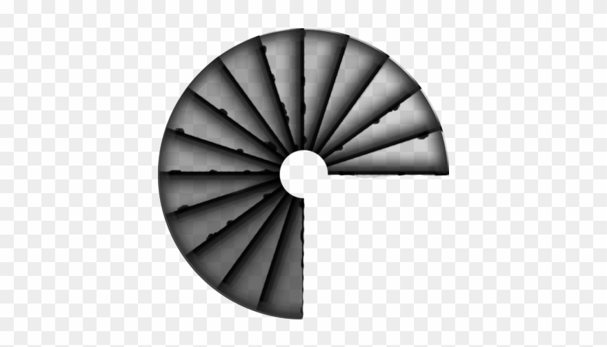 Spiralstairs4-down Bg - - Old School Festival Posters Clipart